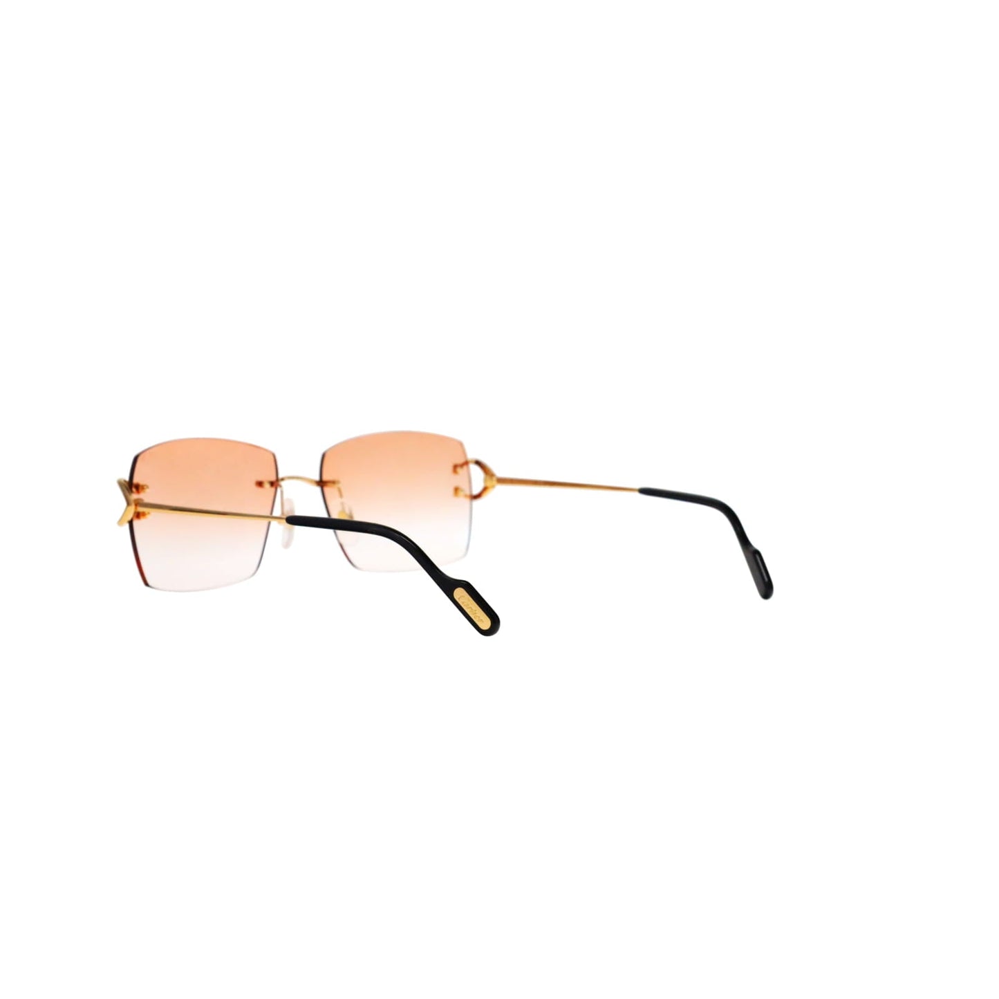 Cartier Custom Vintage Double C Mykonos Sunglasses Gold by MEG