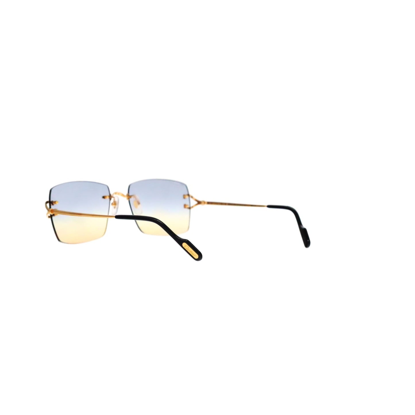 Cartier Custom Double C Godron Gold Mykonos Sunglasses by MEG
