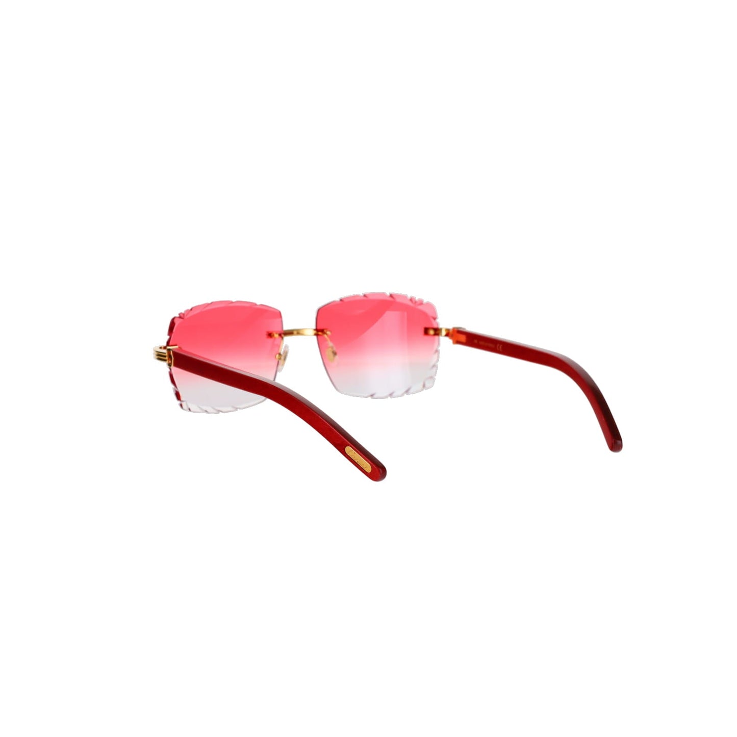 Cartier Custom Première C Horn and Wood Sunglasses by MEG