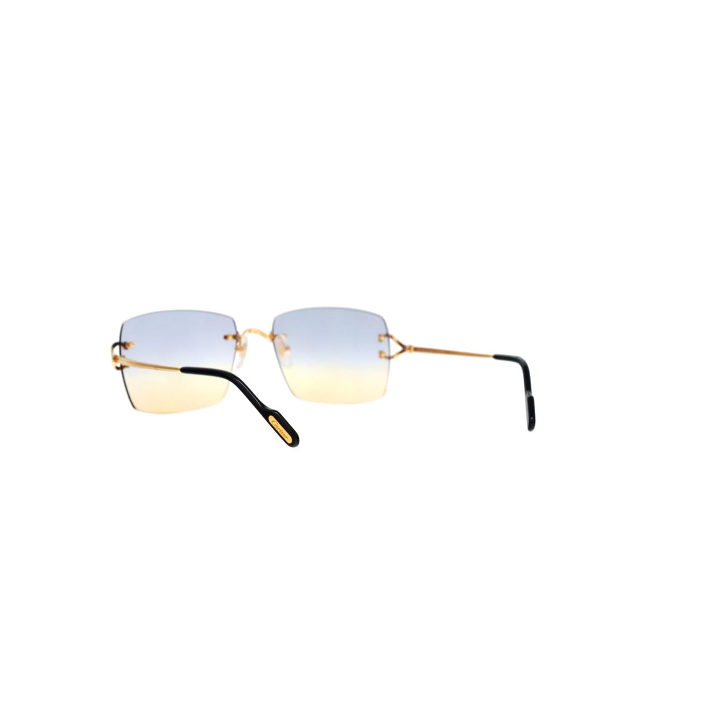 Cartier Custom Double C Godron Gold Mykonos Sunglasses by MEG