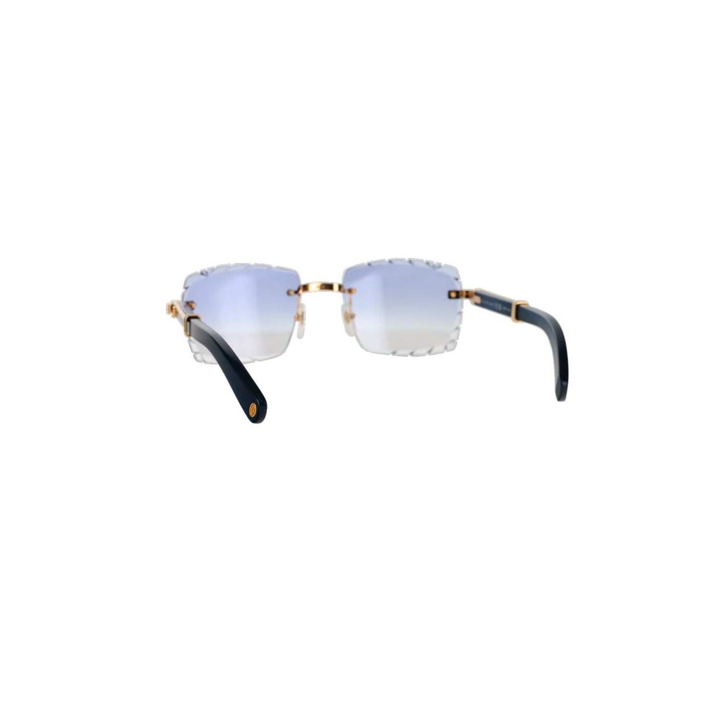 Cartier Custom Première Blue Wood Sunglasses by MEG