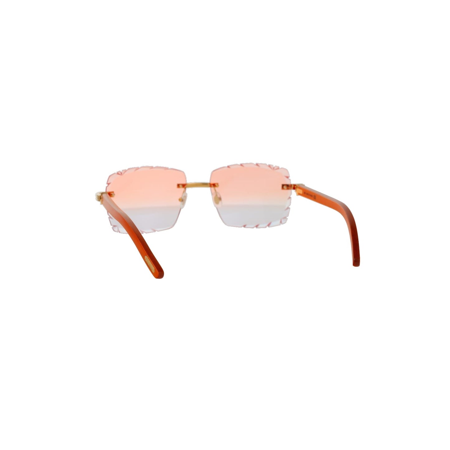 Cartier Custom Première C Horn and Wood Sunglasses by MEG