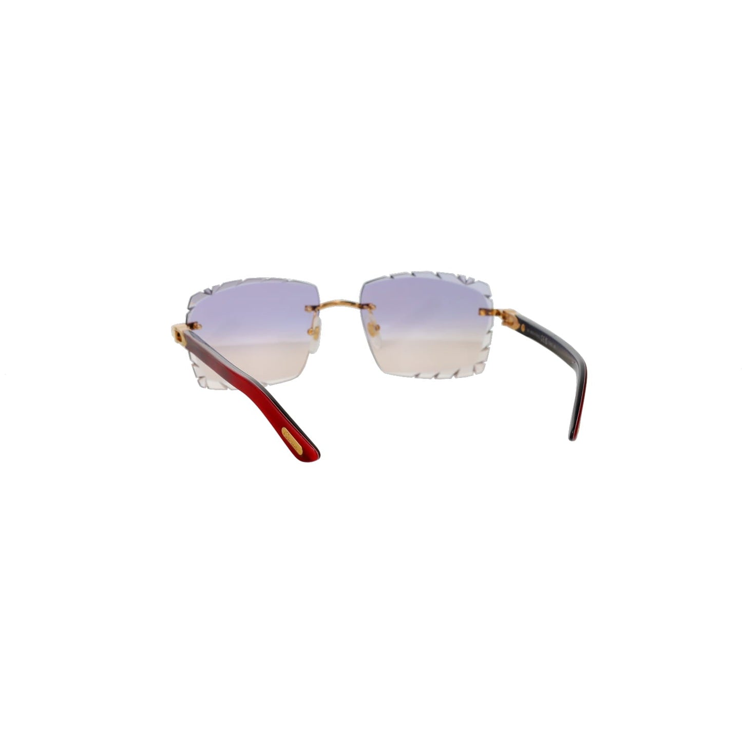 Cartier Custom C Décor Red Buffalo Horn Sunglasses by MEG