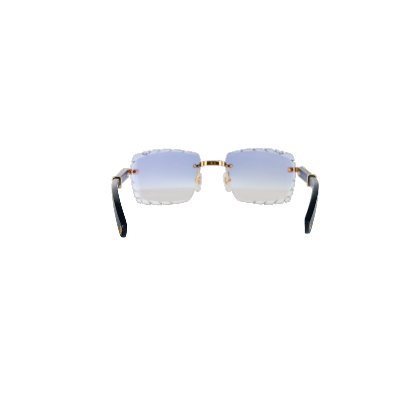 Cartier Custom Première Blue Wood Sunglasses by MEG