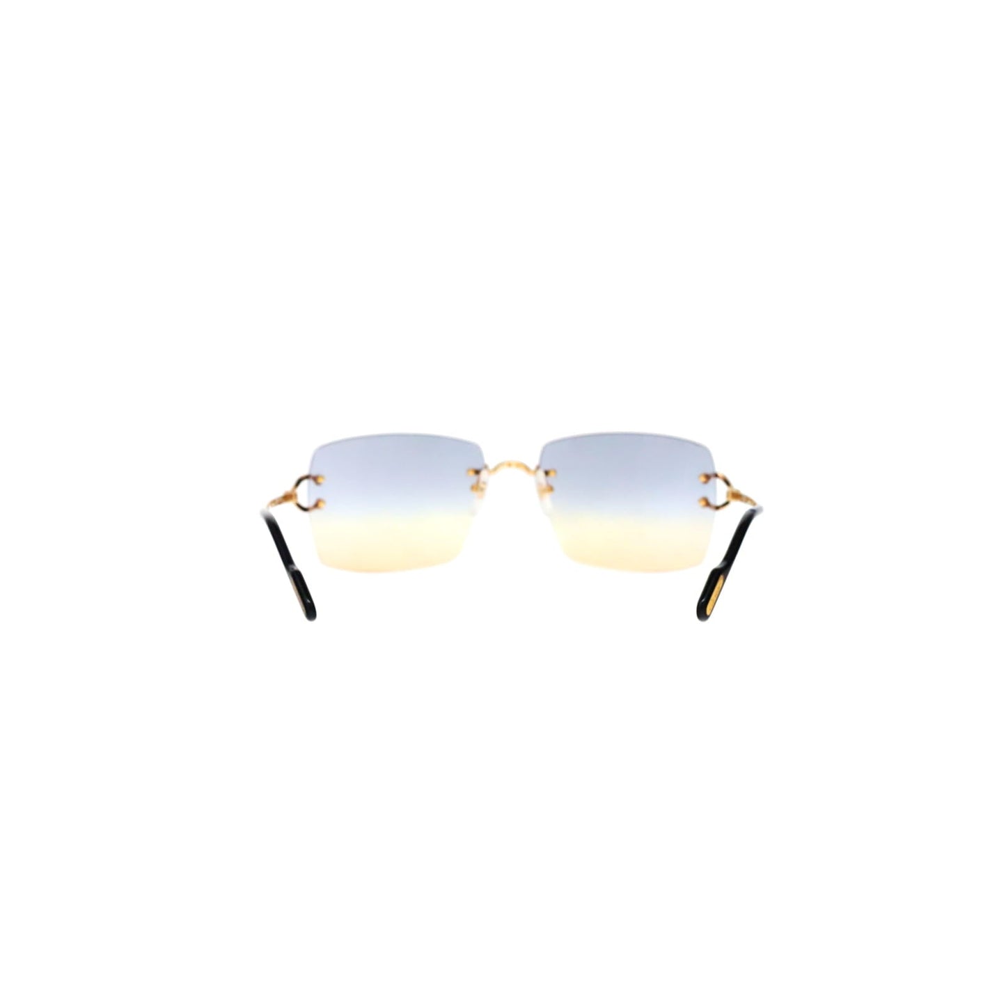 Cartier Custom Double C Godron Gold Mykonos Sunglasses by MEG
