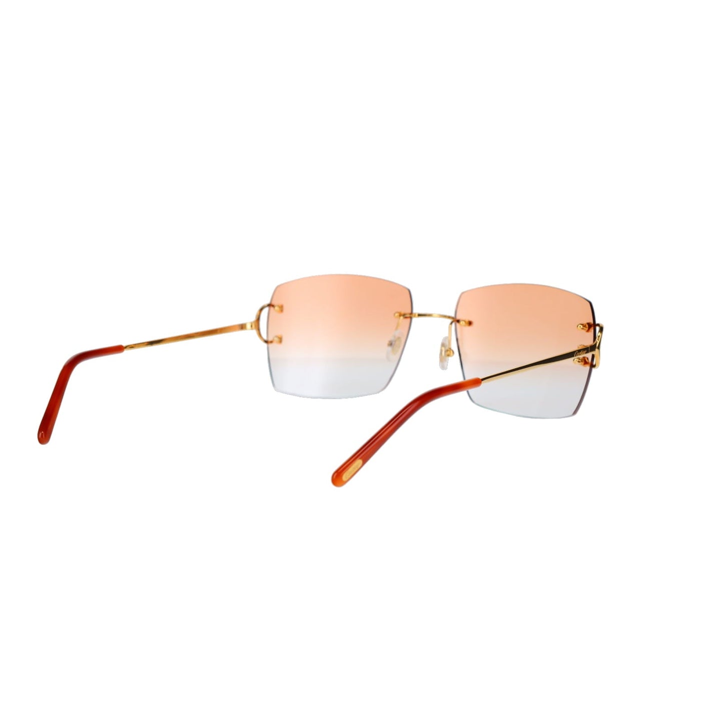 Cartier Custom Double C Mykonos Gold Sunglasses by MEG