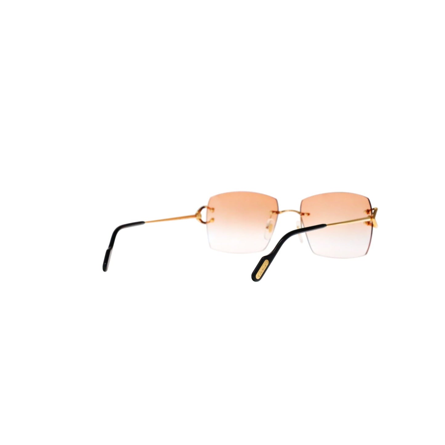 Cartier Custom Vintage Double C Mykonos Sunglasses Gold by MEG