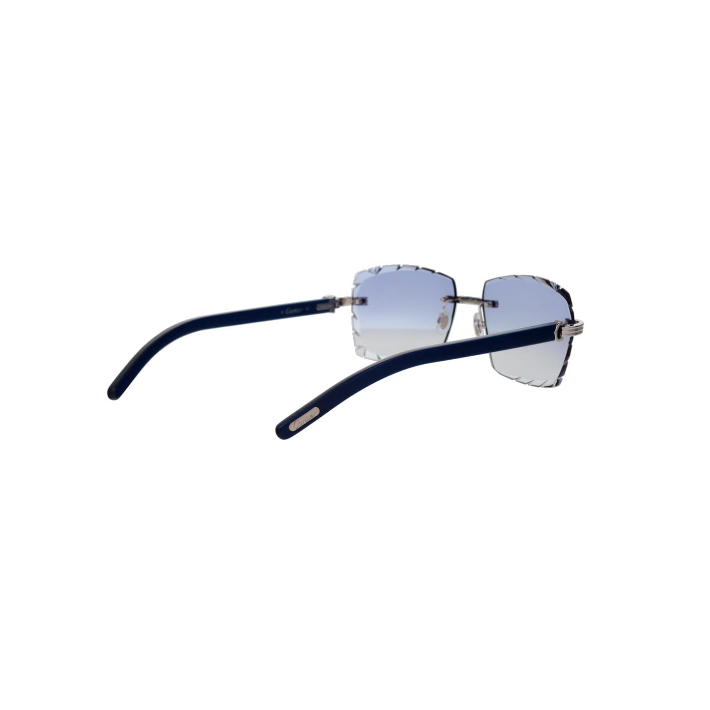 Cartier Custom Première C Horn and Wood Sunglasses by MEG
