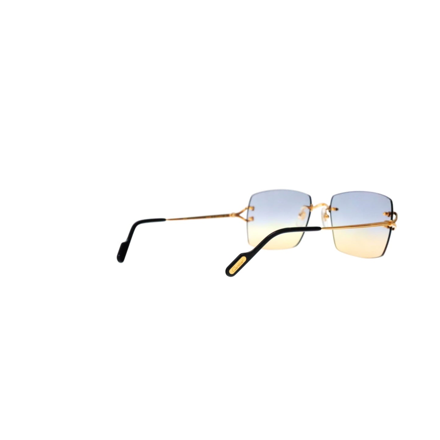 Cartier Custom Double C Godron Gold Mykonos Sunglasses by MEG