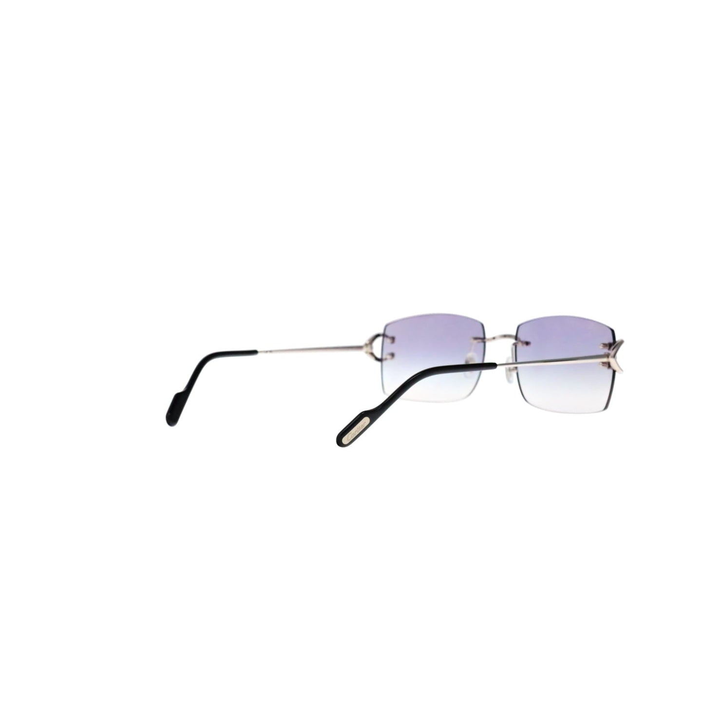 Cartier Custom Vintage Double C Brooklyn Platinum Sunglasses by MEG