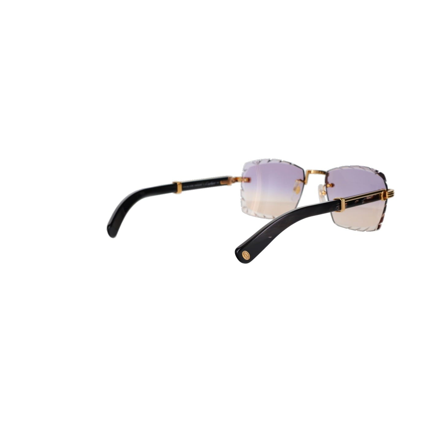 Cartier Custom Première de Cartier Black Sunglasses by MEG
