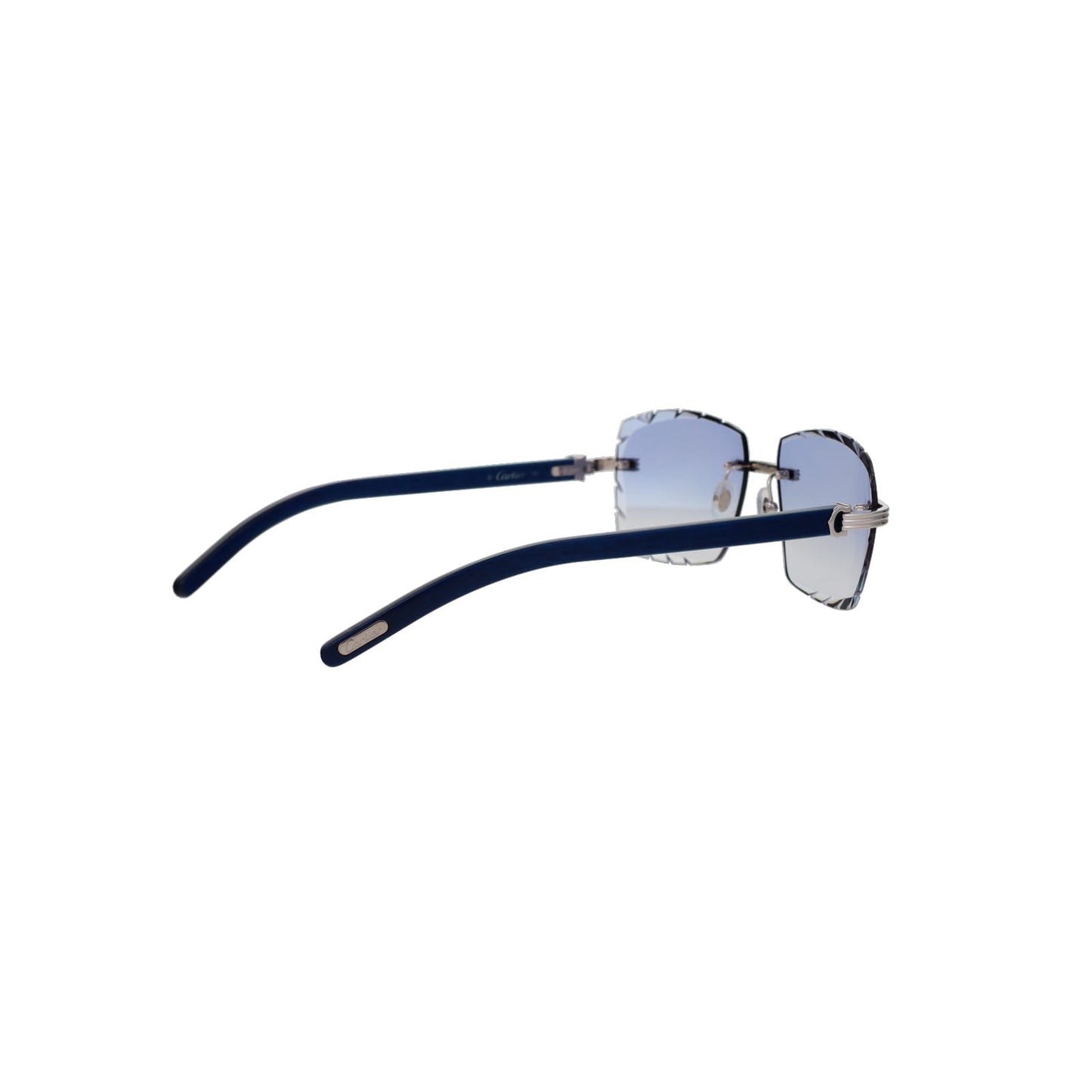 Cartier Custom Première C Horn and Wood Sunglasses by MEG