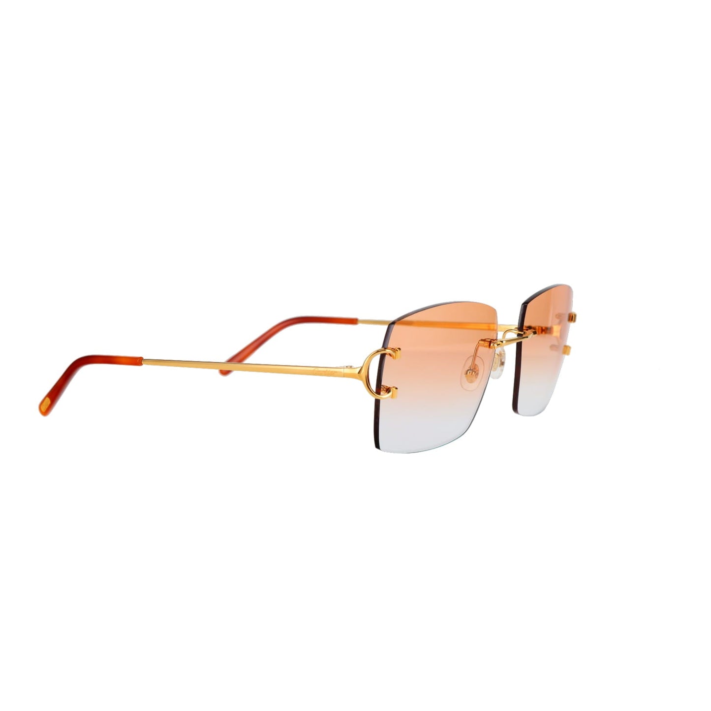 Cartier Custom Double C Mykonos Gold Sunglasses by MEG