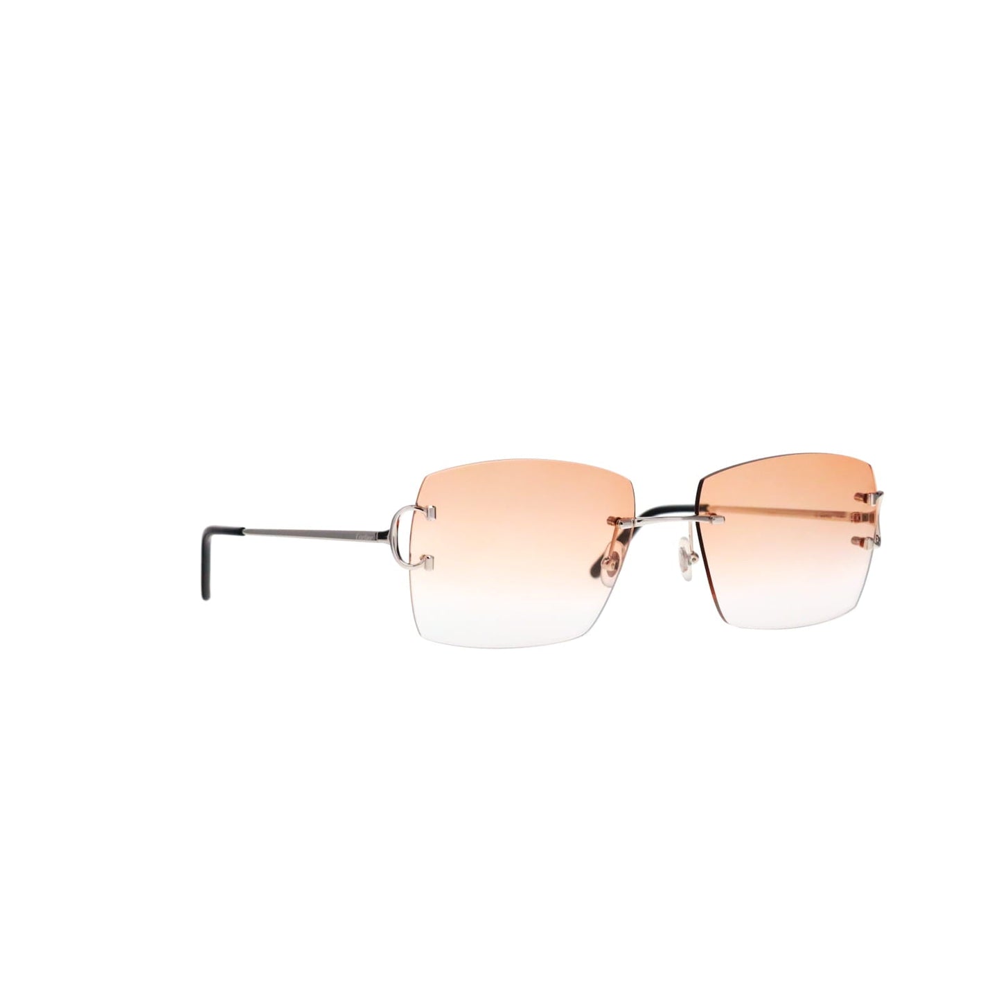 Cartier Custom Double C Mykonos Platinum  Sunglasses by MEG