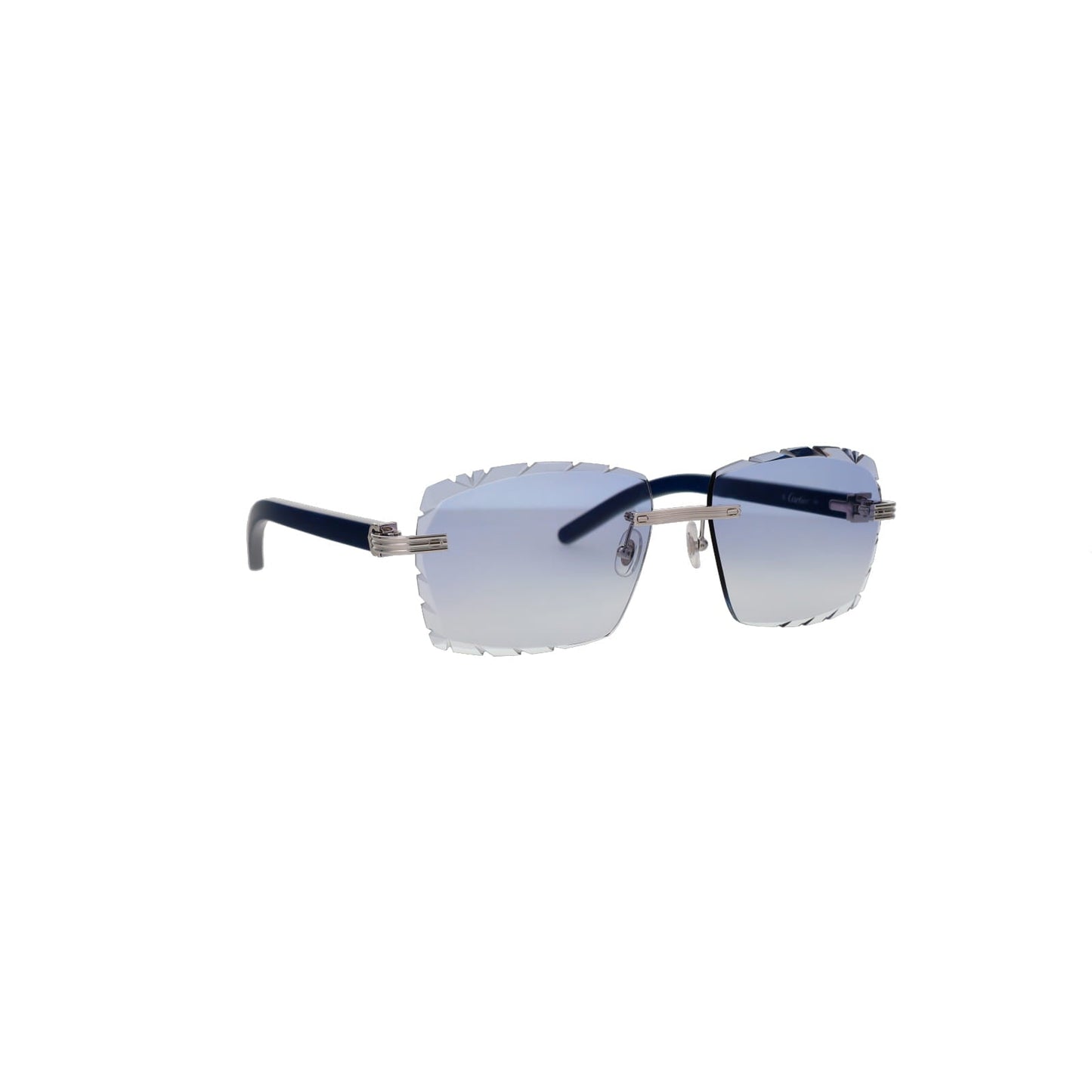 Cartier Custom Première C Horn and Wood Sunglasses by MEG