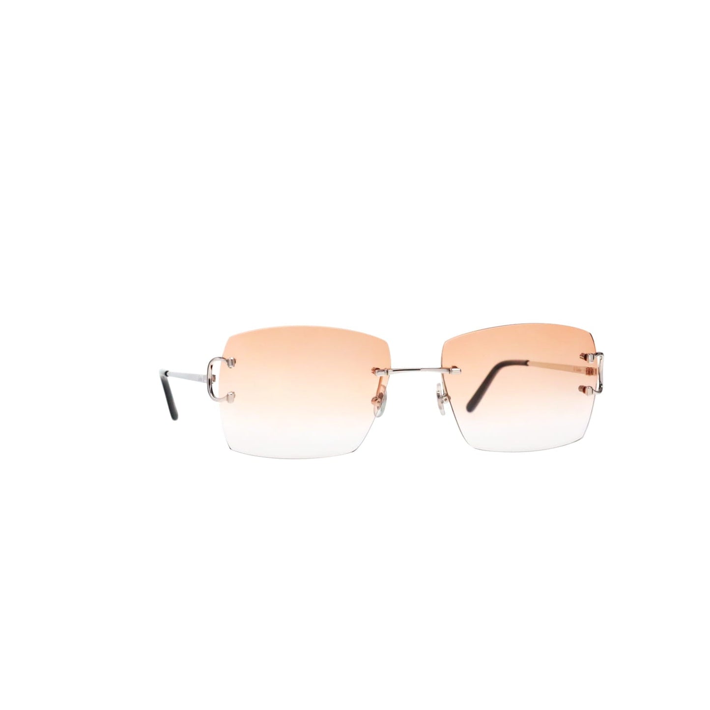 Cartier Custom Double C Mykonos Platinum  Sunglasses by MEG