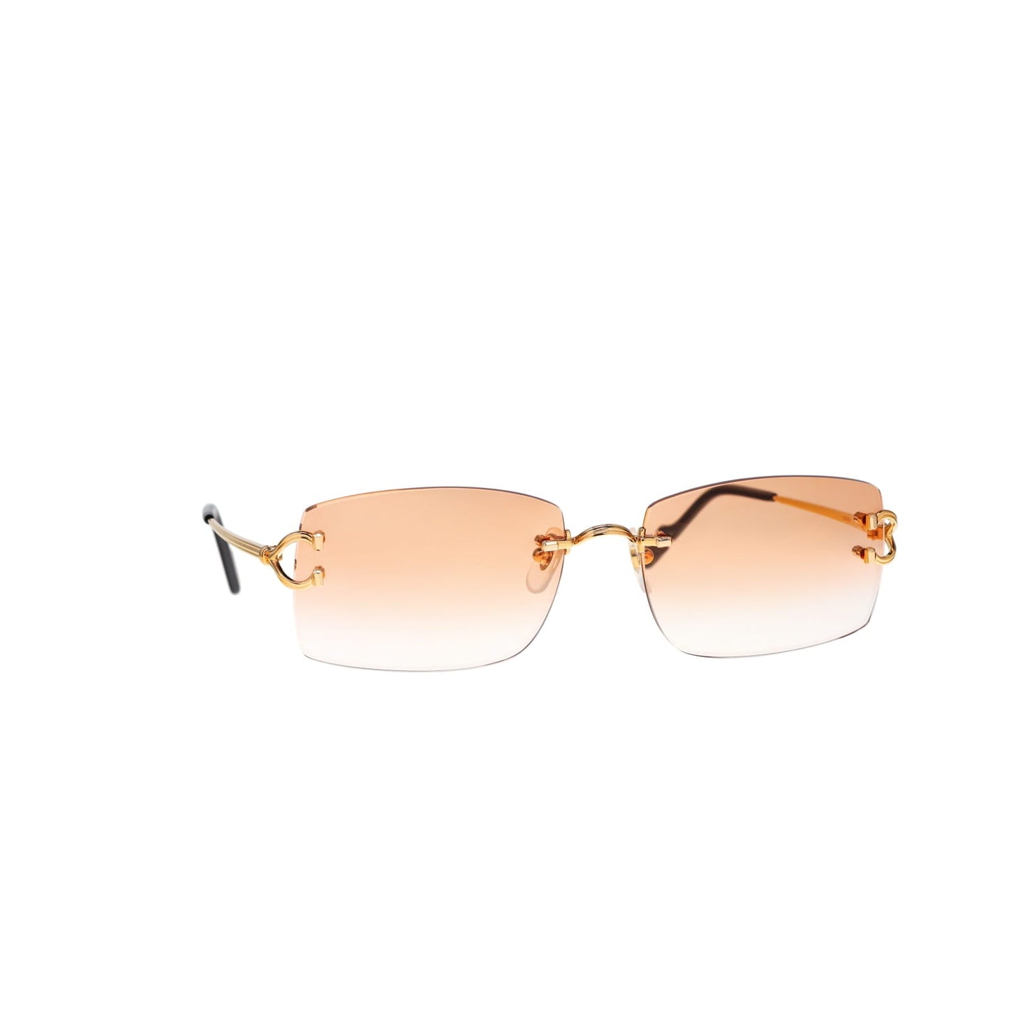 Cartier Custom Double C Godron Gold Brooklyn Sunglasses by MEG