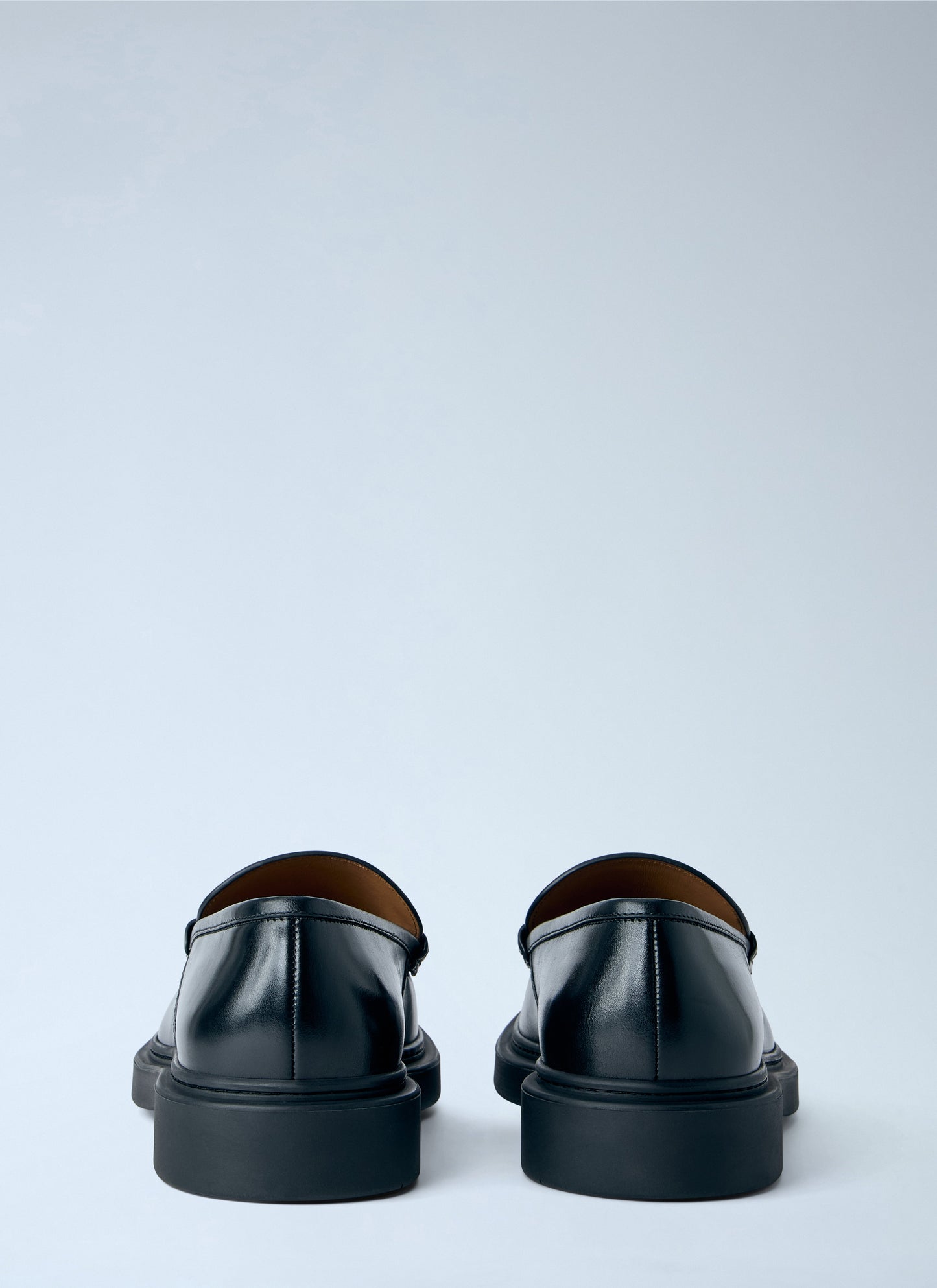 Jil Sander Men Brushed Leather Loafers