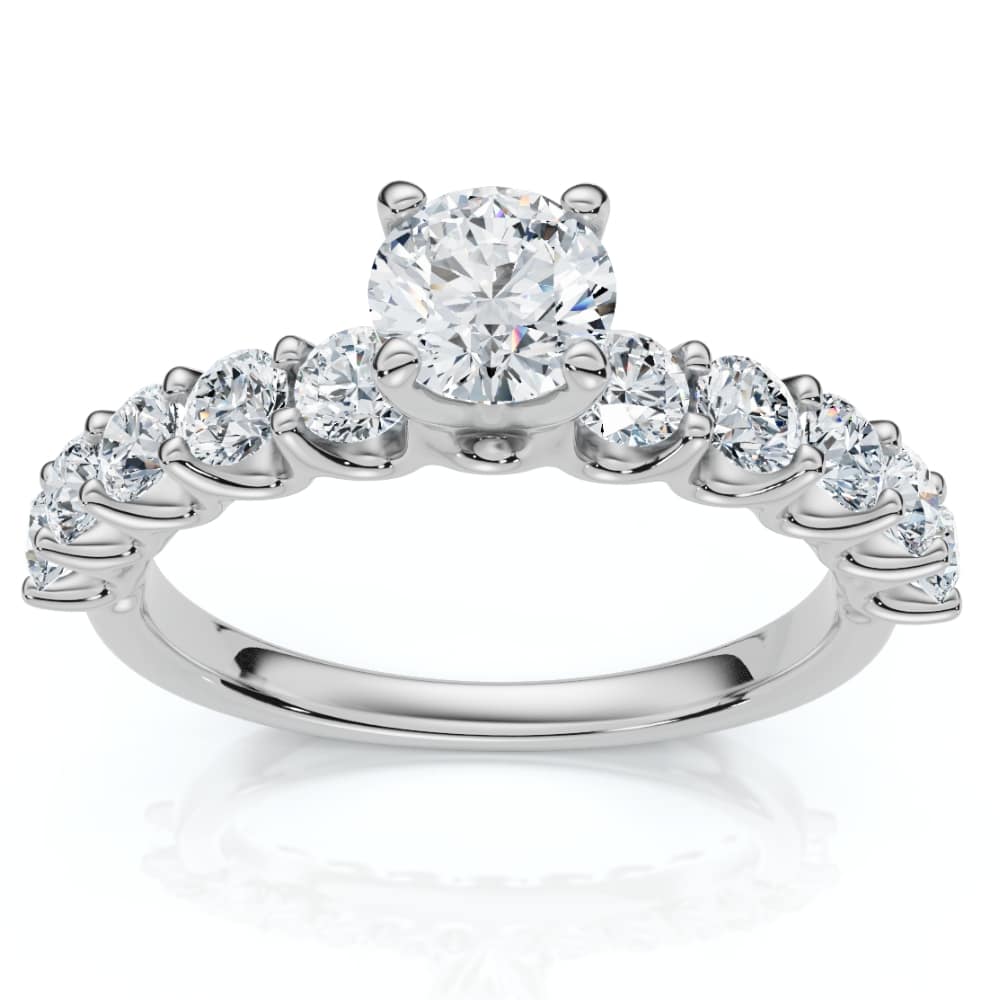 2Ct Diamond Engagement Ring 14k Gold Lab Grown