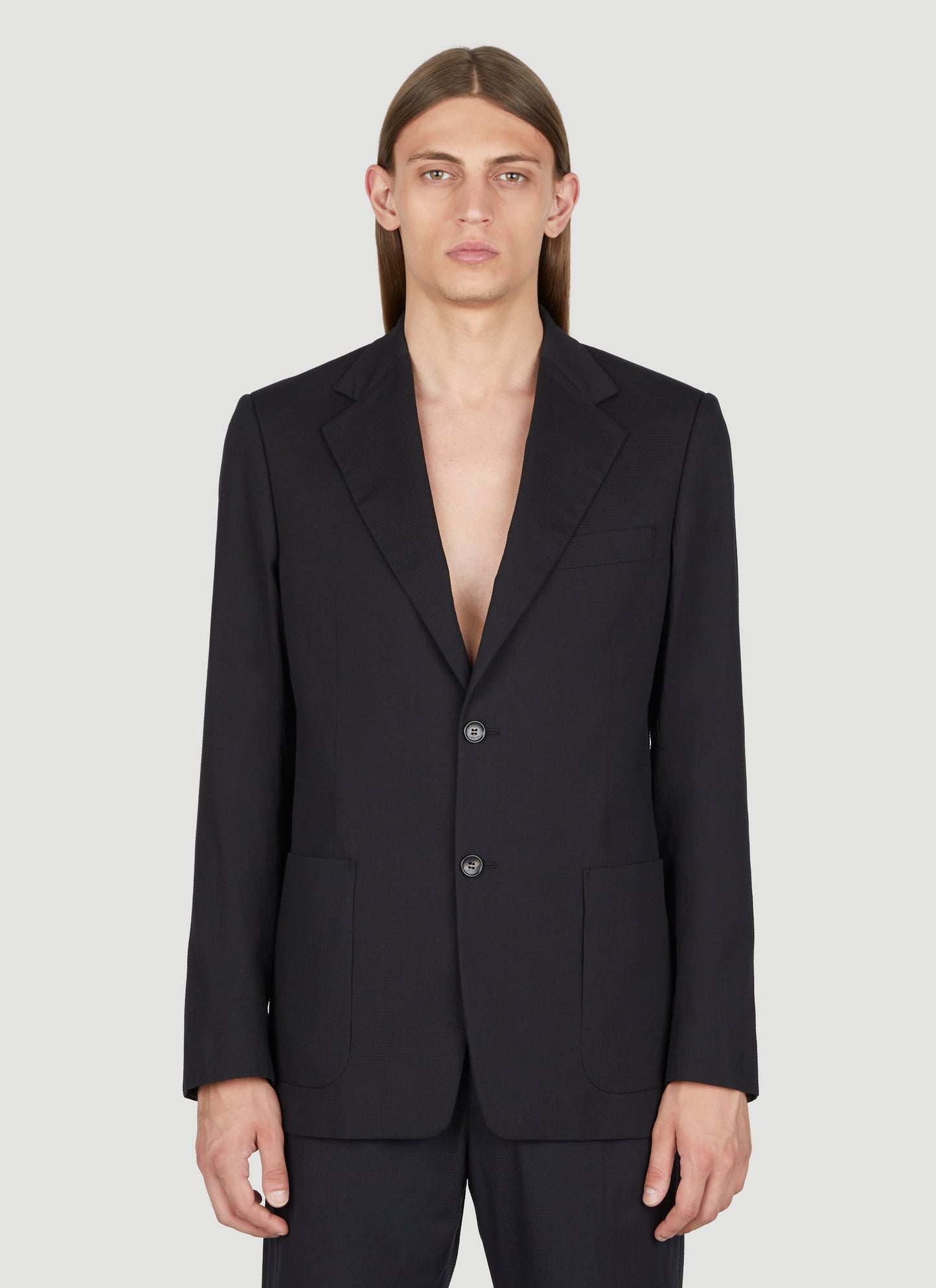 Lanvin Men Patch Pockets Blazer