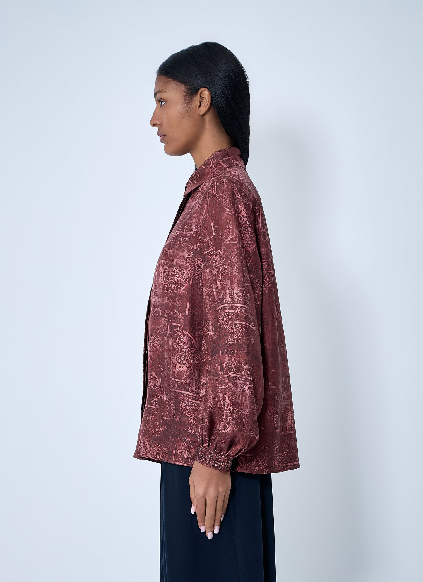 Max Mara Women Silk Shirt