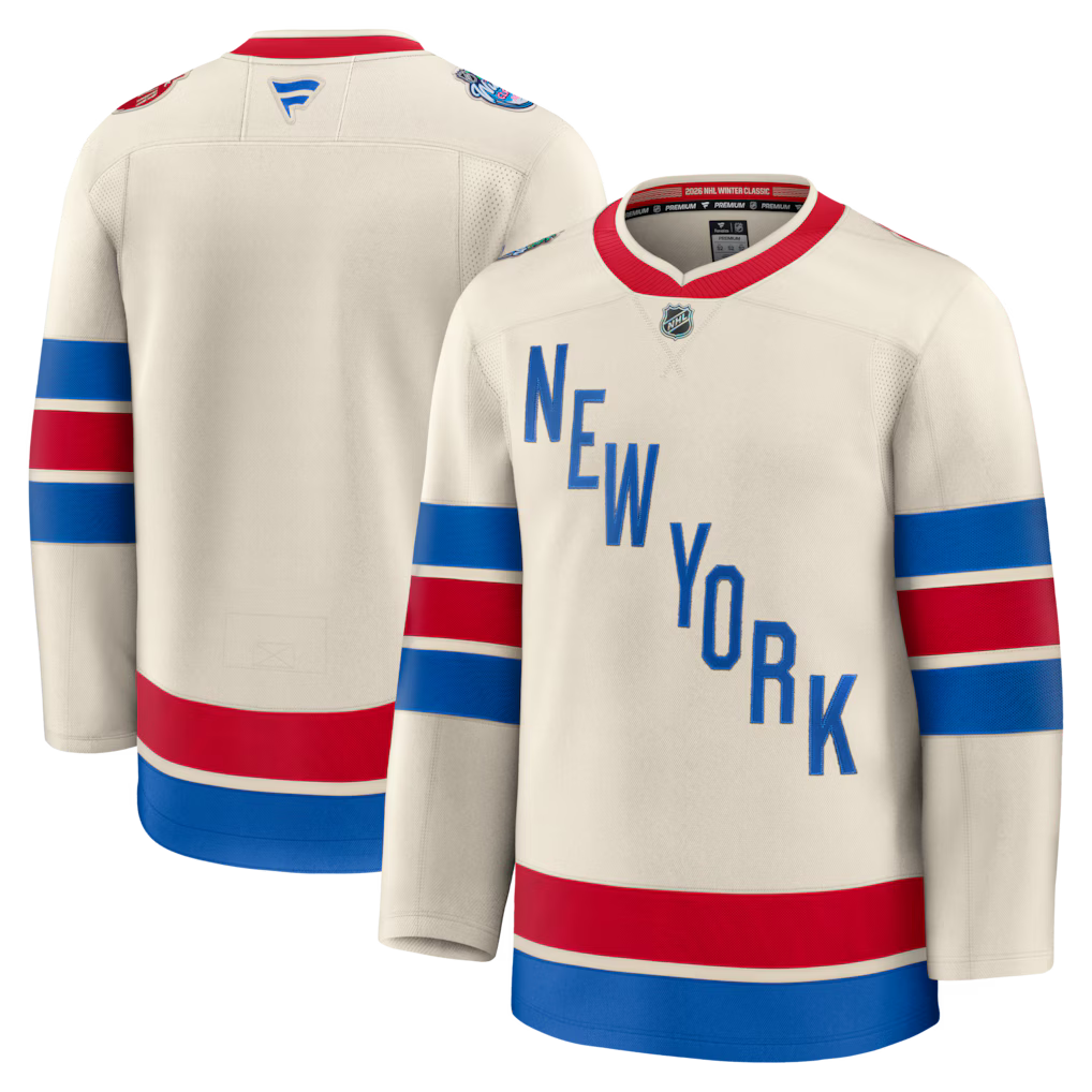 New York Rangers 2026 Winter Classic Premium Jersey - Beige