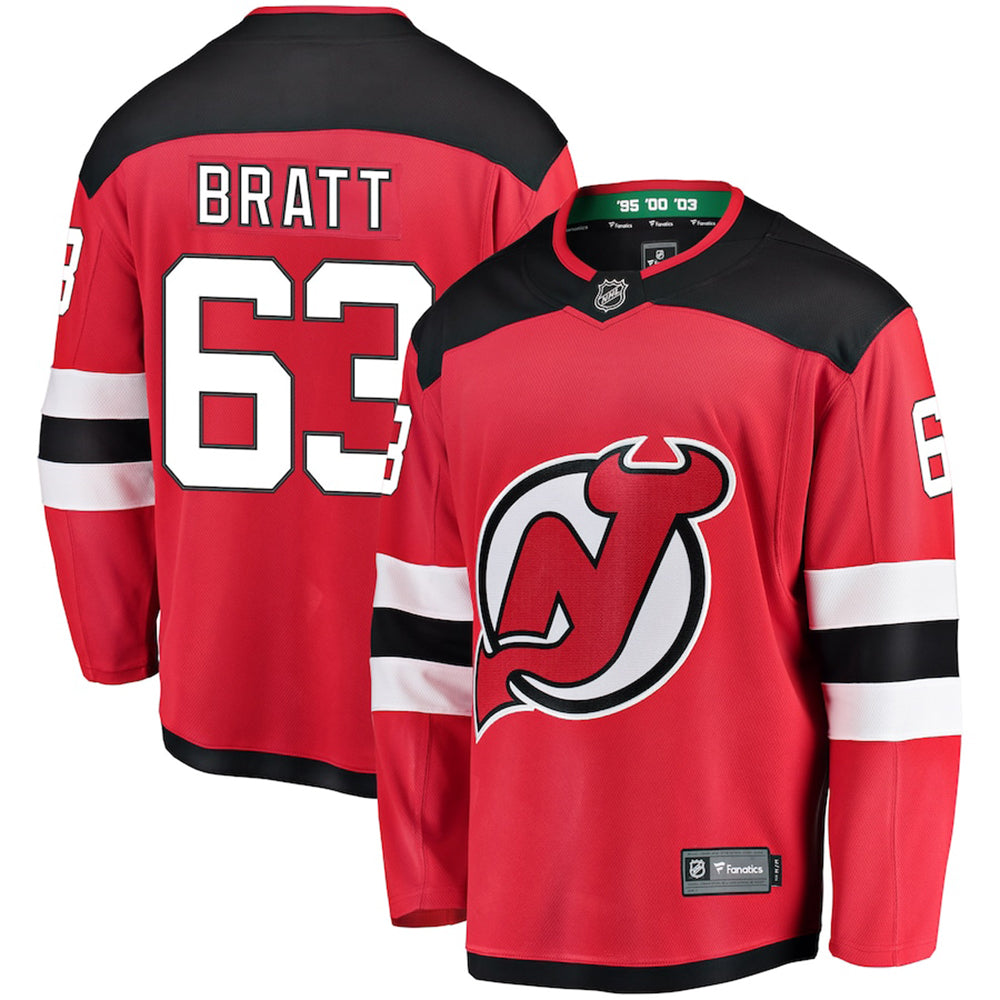 Jesper Bratt New Jersey Devils 63 Jersey