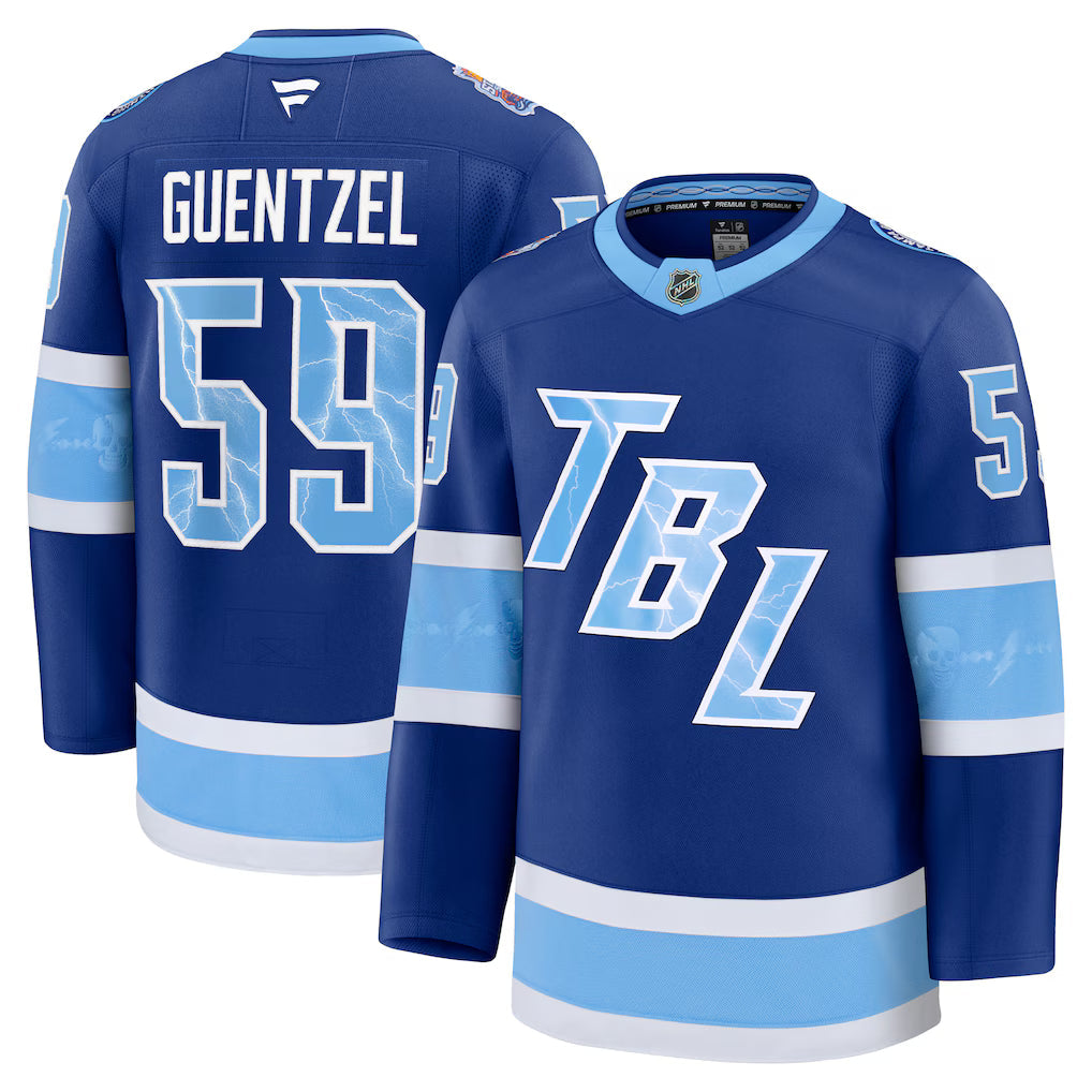 Jake Guentzel Tampa Bay Lightning 2026 Stadium Series Premium Jersey - Blue