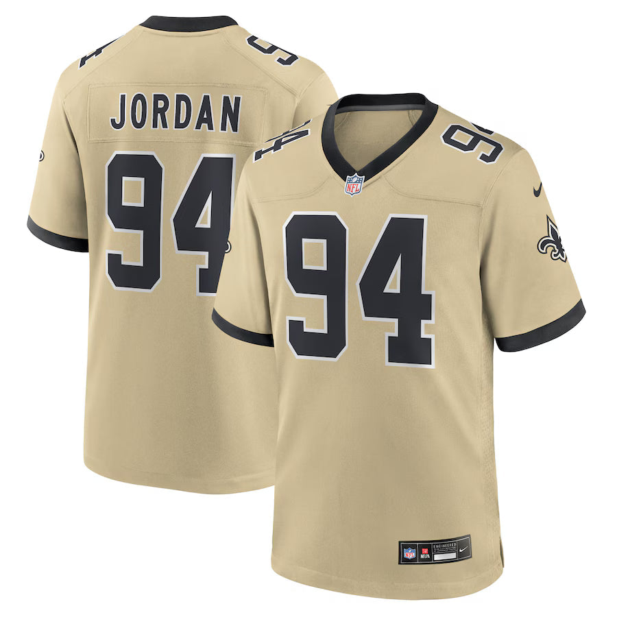 Cameron Jordan New Orleans Saints Gameday Golds Alternate Game Player Jersey - Gold