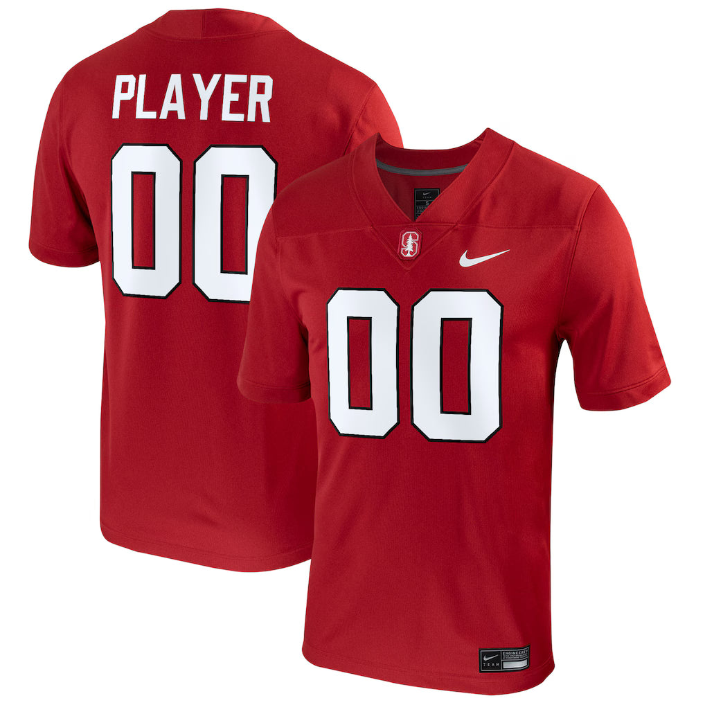 Stanford Cardinal Pick-A-Player NIL Football Jersey - Cardinal