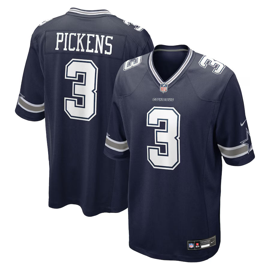 George Pickens Dallas Cowboys Game Jersey - Navy