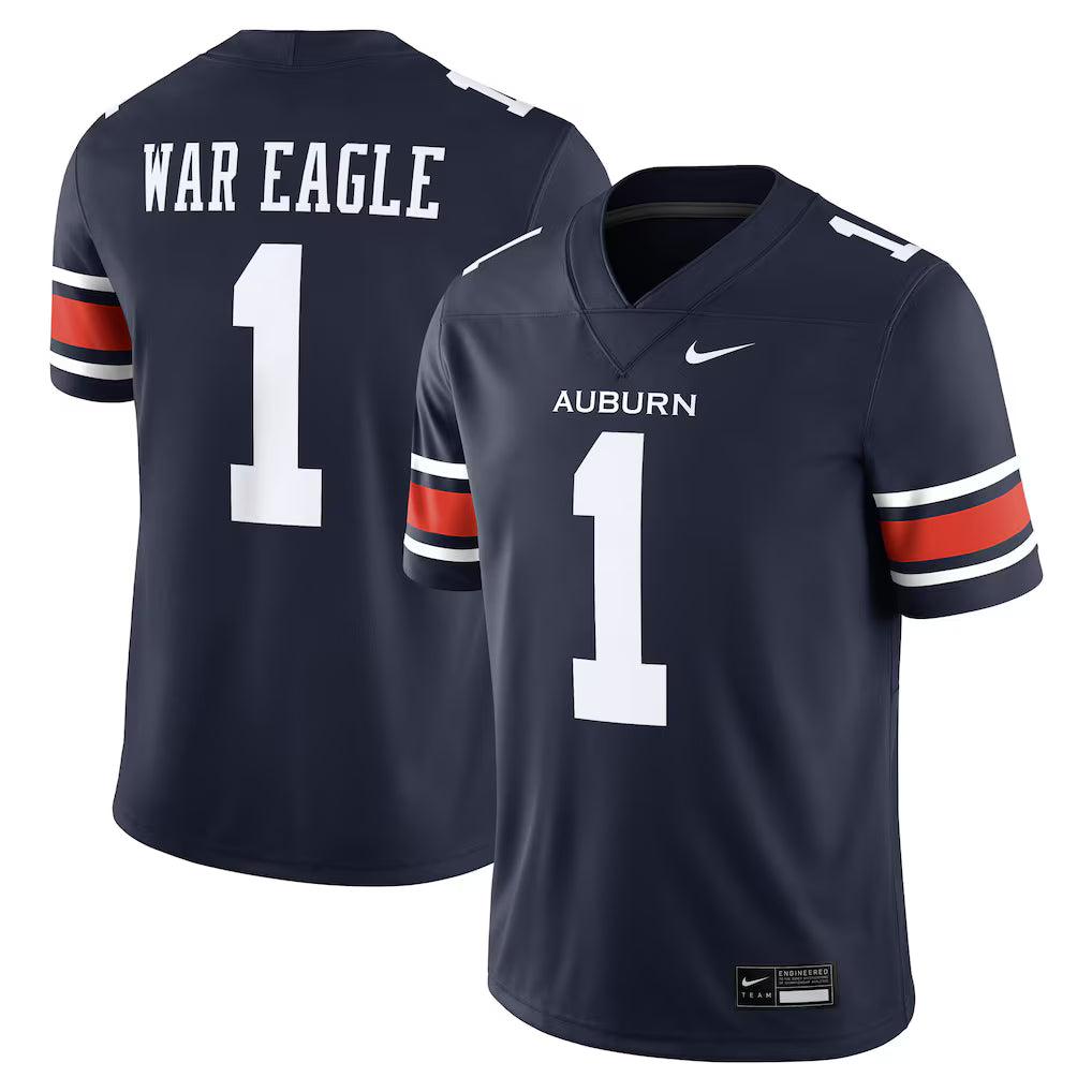 Auburn Tigers Home Football Game Jersey - Navy