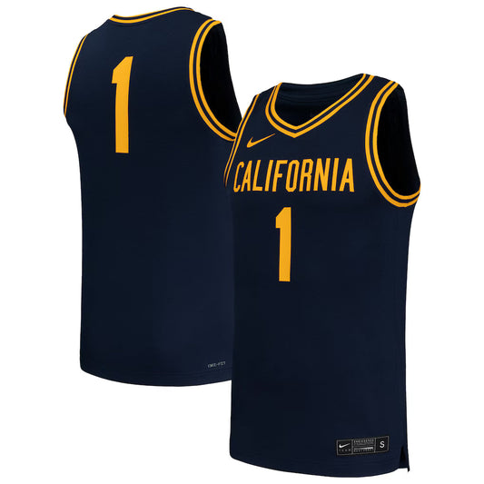 #1 Cal Bears Basketball Jersey - Navy
