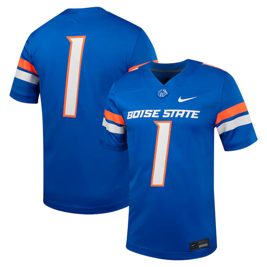 #1 Boise State Broncos Untouchable Football Jersey - Royal
