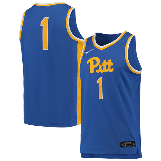 #1 Pitt Panthers Basketball Jersey - Royal