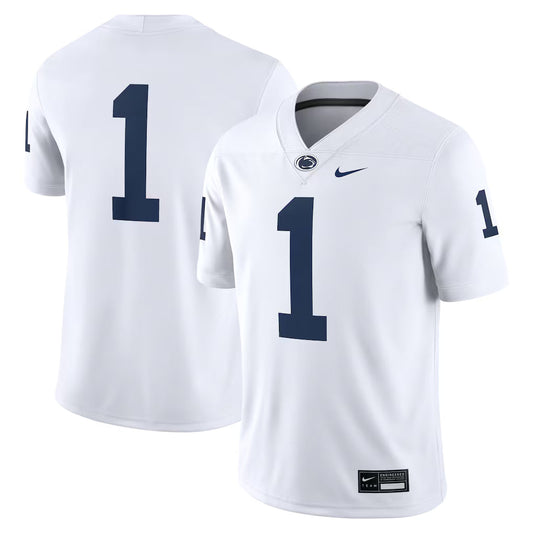 #1 Penn State Nittany Lions Game Jersey - White