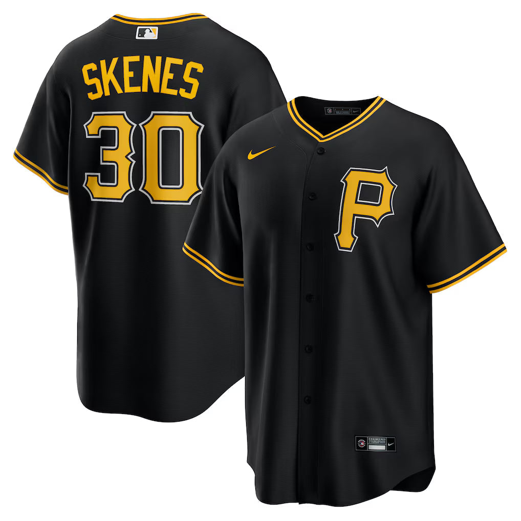 Paul Skenes Pittsburgh Pirates Player Jersey - Black