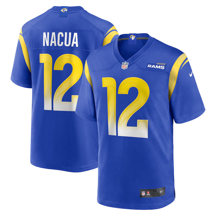 Puka Nacua Los Angeles Rams Game Player Jersey - Royal