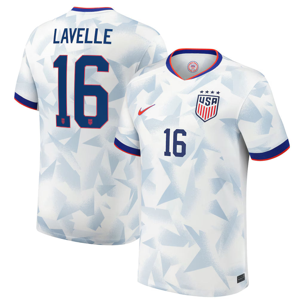 Rose Lavelle USWNT 2026 Home Player Jersey - White
