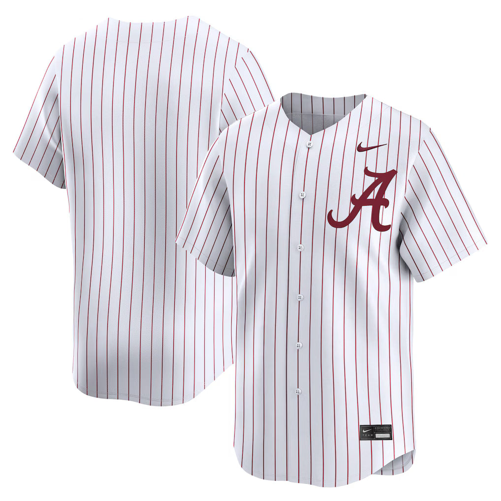 Alabama Crimson Tide College Limited Baseball Jersey - White