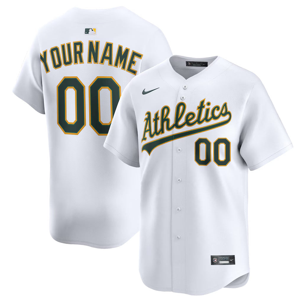 Athletics Custom Jersey - White