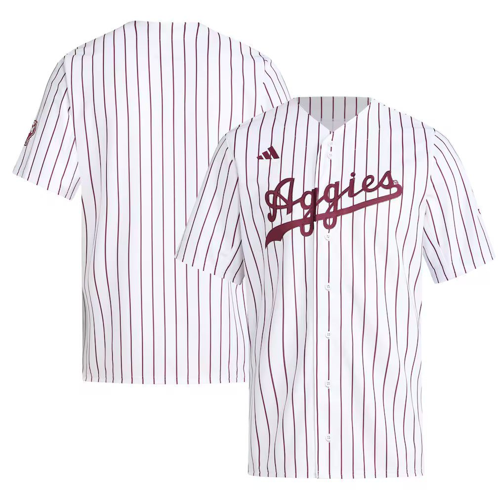 Texas A&M Aggies Baseball Jersey - White