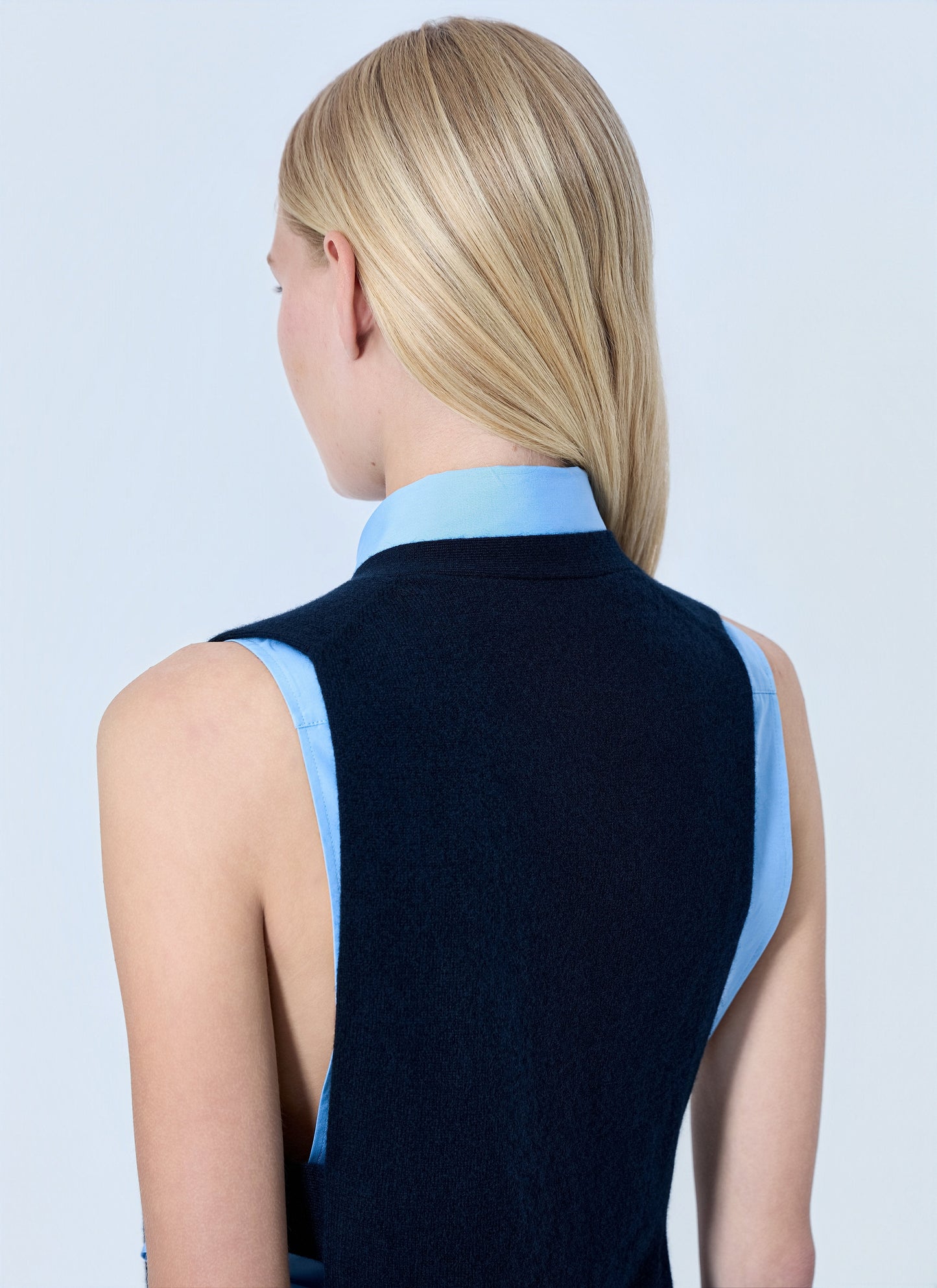 Miu Miu Women V-Neck Logo Vest
