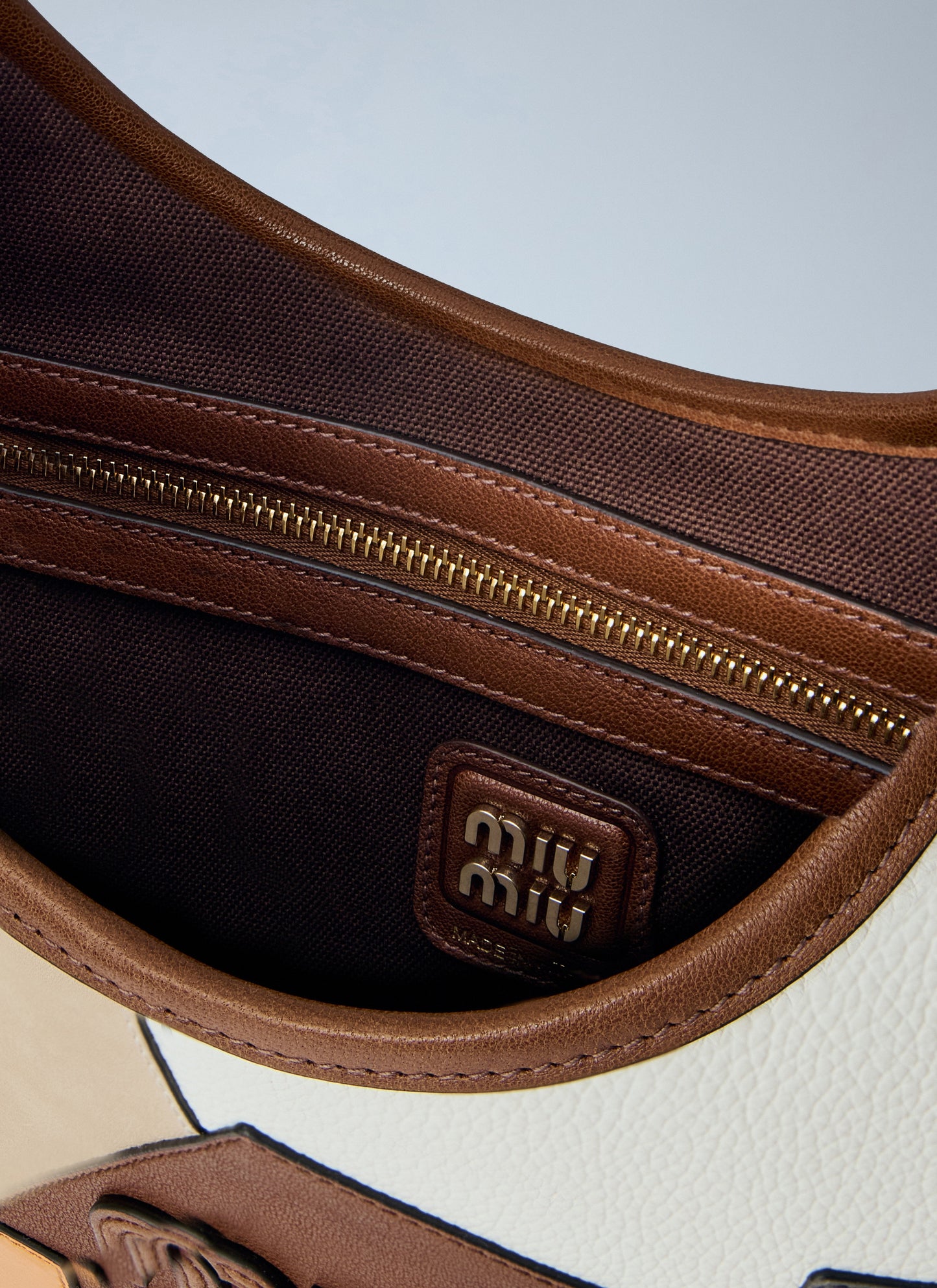 Miu Miu Women Ivy Leather Shoulder Bag