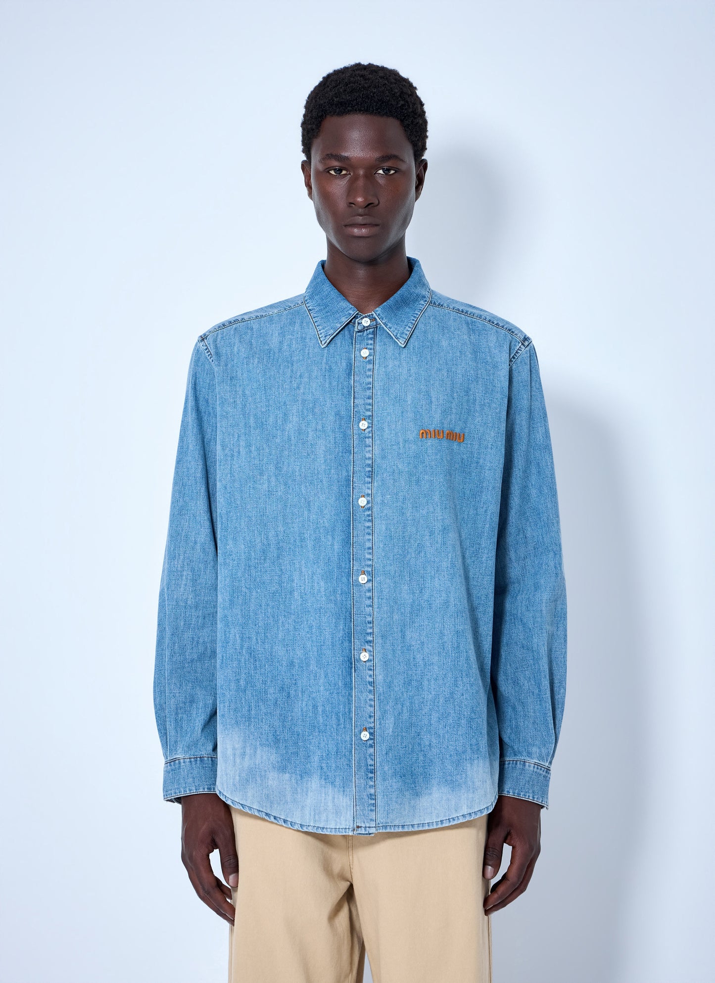 Miu Miu Men Chambray Shirt