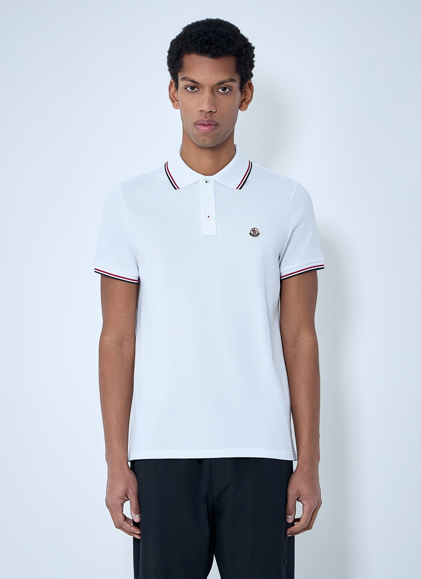 Moncler Men Piqué Polo Shirt