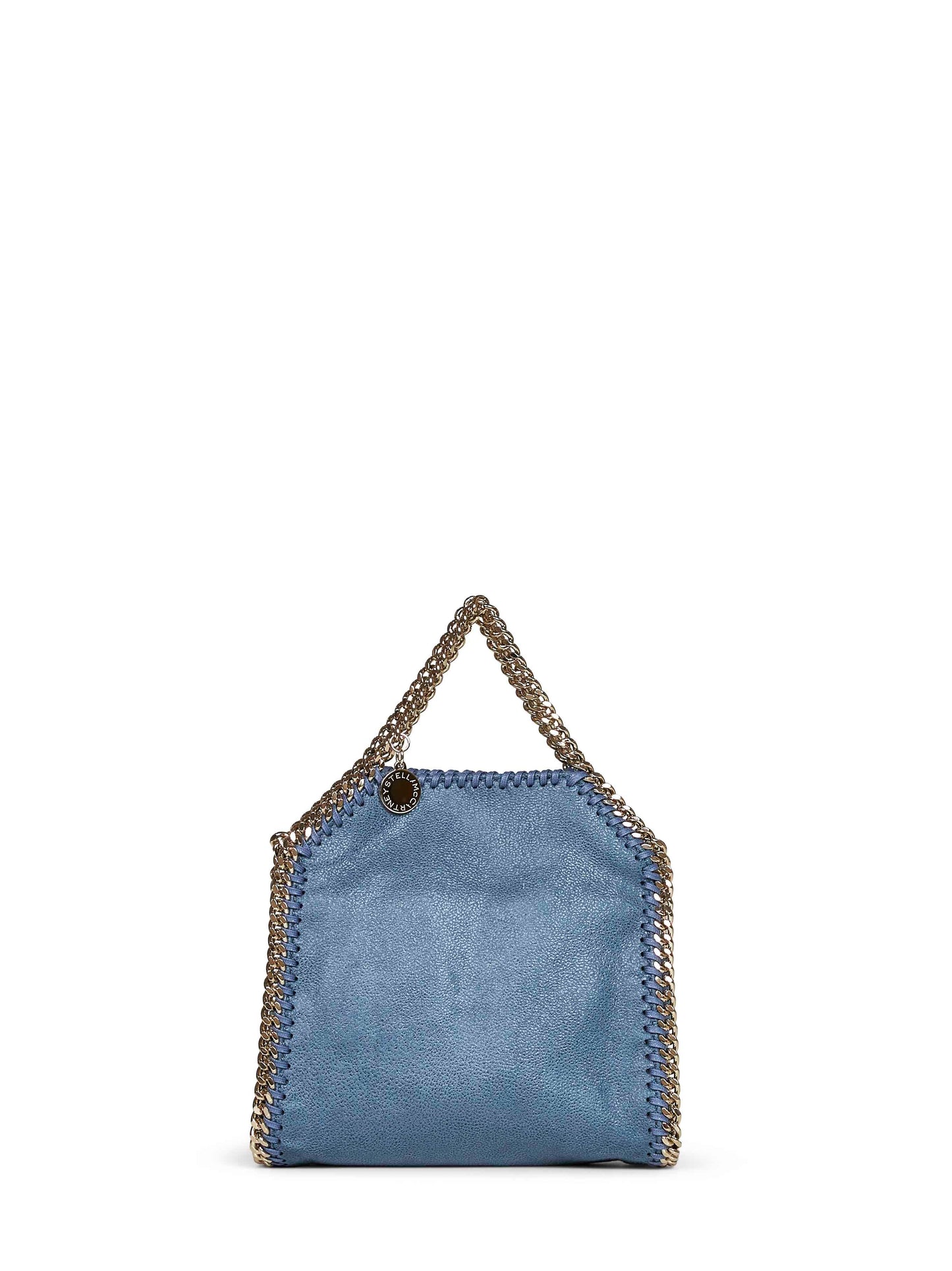 Stella Mccartney Women Feather Blue Falabella Tiny Tote Bag