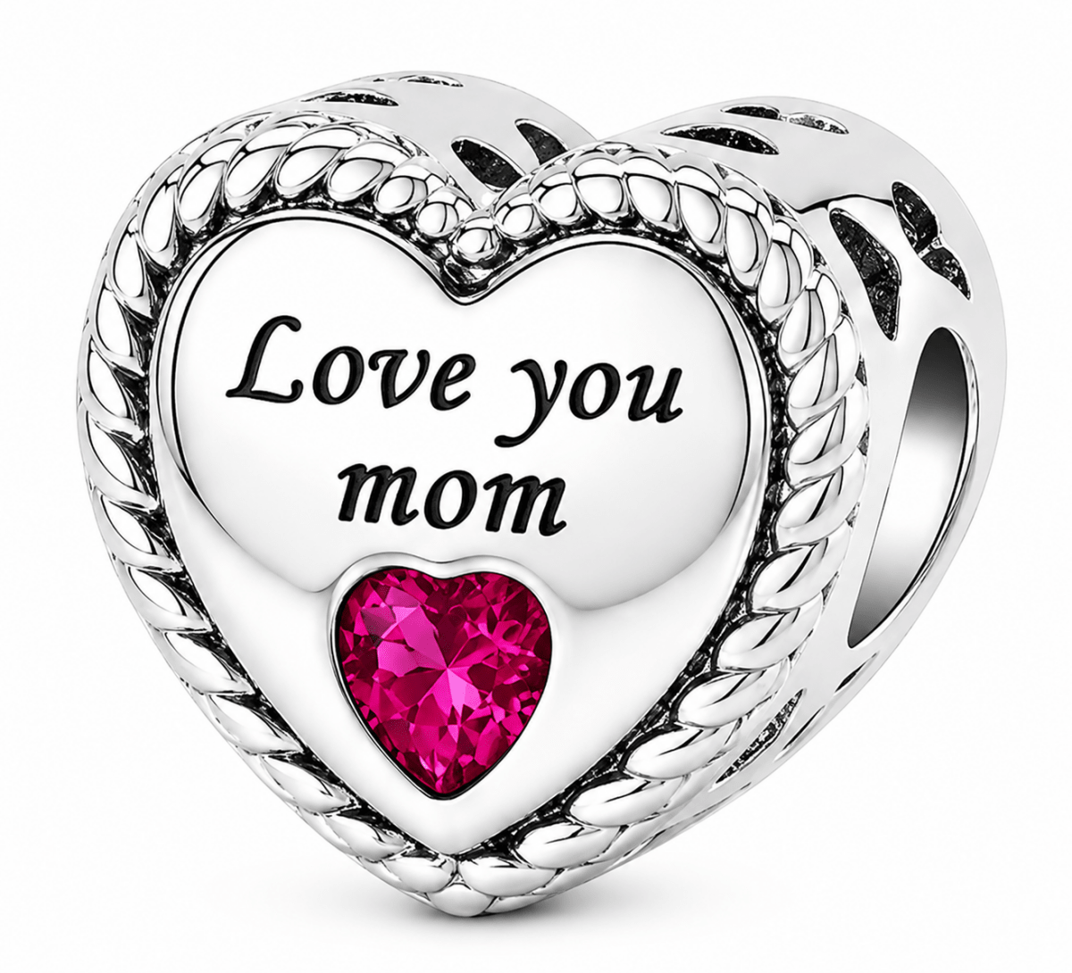 Personalized Photo & Engraved Heart Charm