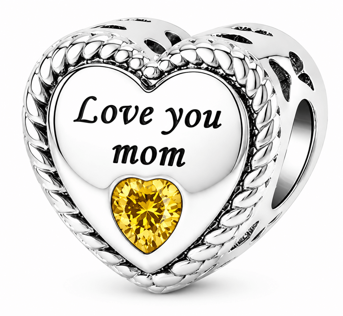 Personalized Photo & Engraved Heart Charm