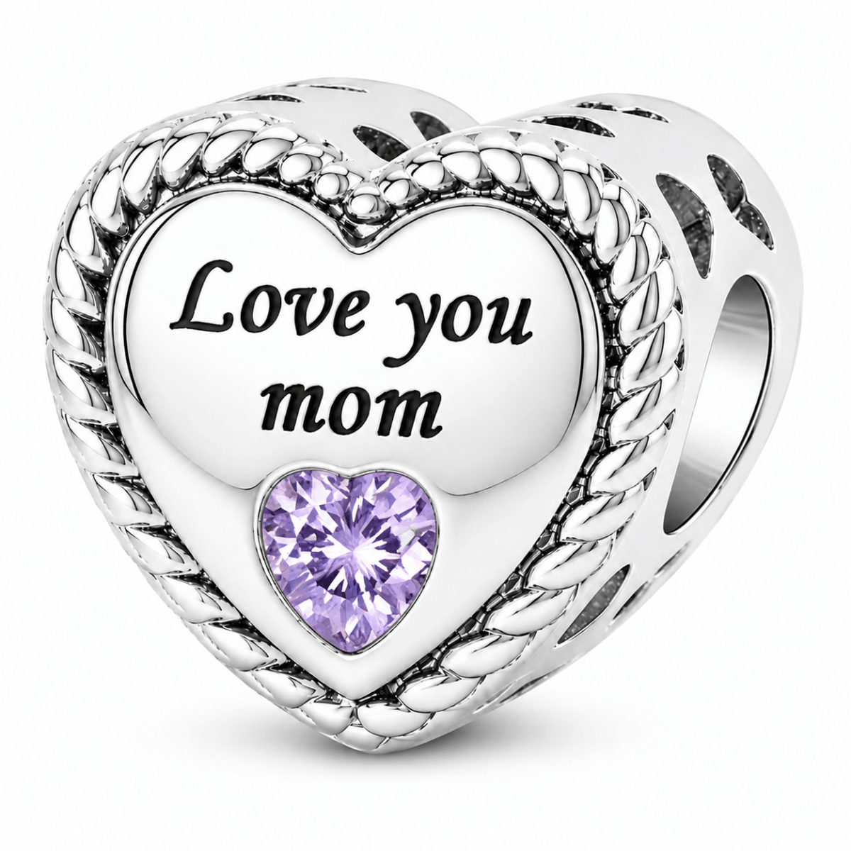 Personalized Photo & Engraved Heart Charm